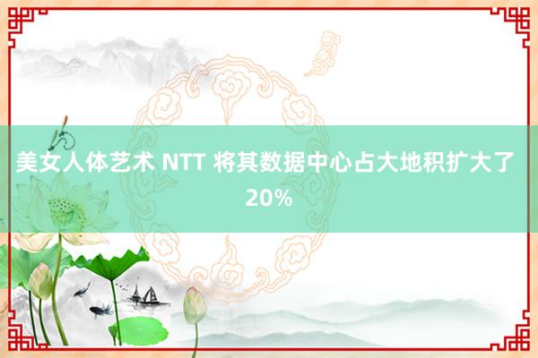 美女人体艺术 NTT 将其数据中心占大地积扩大了 20%