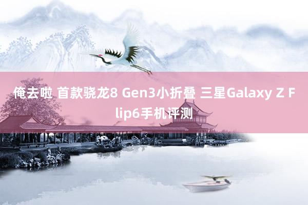 俺去啦 首款骁龙8 Gen3小折叠 三星Galaxy Z Flip6手机评测