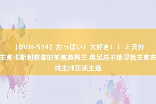 【DVH-534】おっぱい！大好き！！ 2 天外：U21主帅卡斯利将临时抓教英格兰 英足总不绝寻找主帅东谈主选